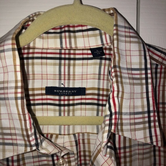 Burberry-men’s dress shirt-Large - Picture 2 of 6